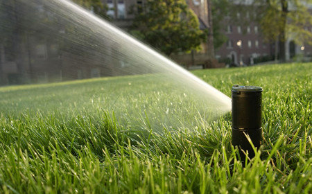 Rotors as shown here watering a large area of this property in New Paltz NY