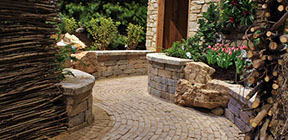 Custom walkway unilock walkway and small retaining wall on the sides build in newpaltz NY #outdoorliving #hudsonvalleylandscaping